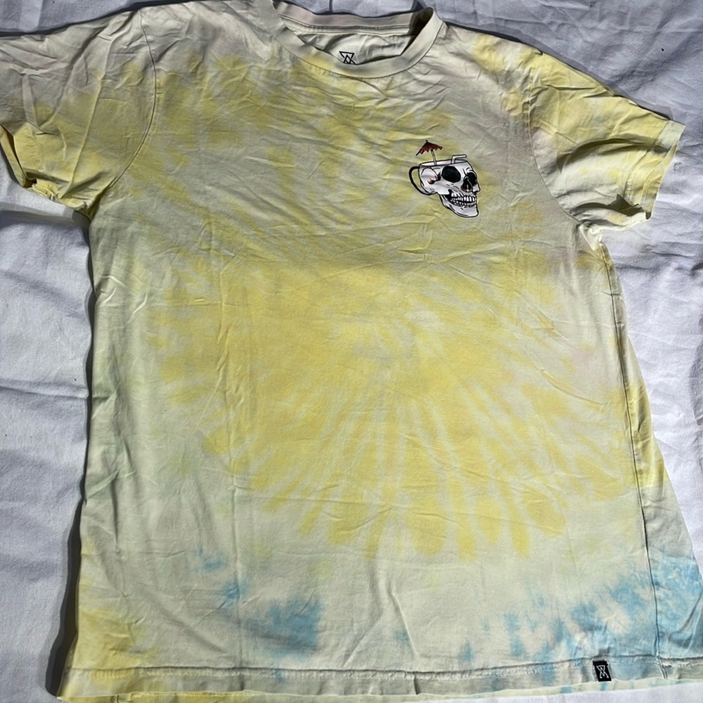 Arsenic Men’s Tye Dye “Permanent Vacation” Tee Size Medium